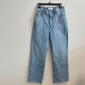 Abercrombie & Fitch Denim Blue Straight Leg Jeans